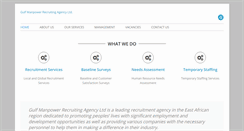 Desktop Screenshot of gulfmanpowerkenya.com